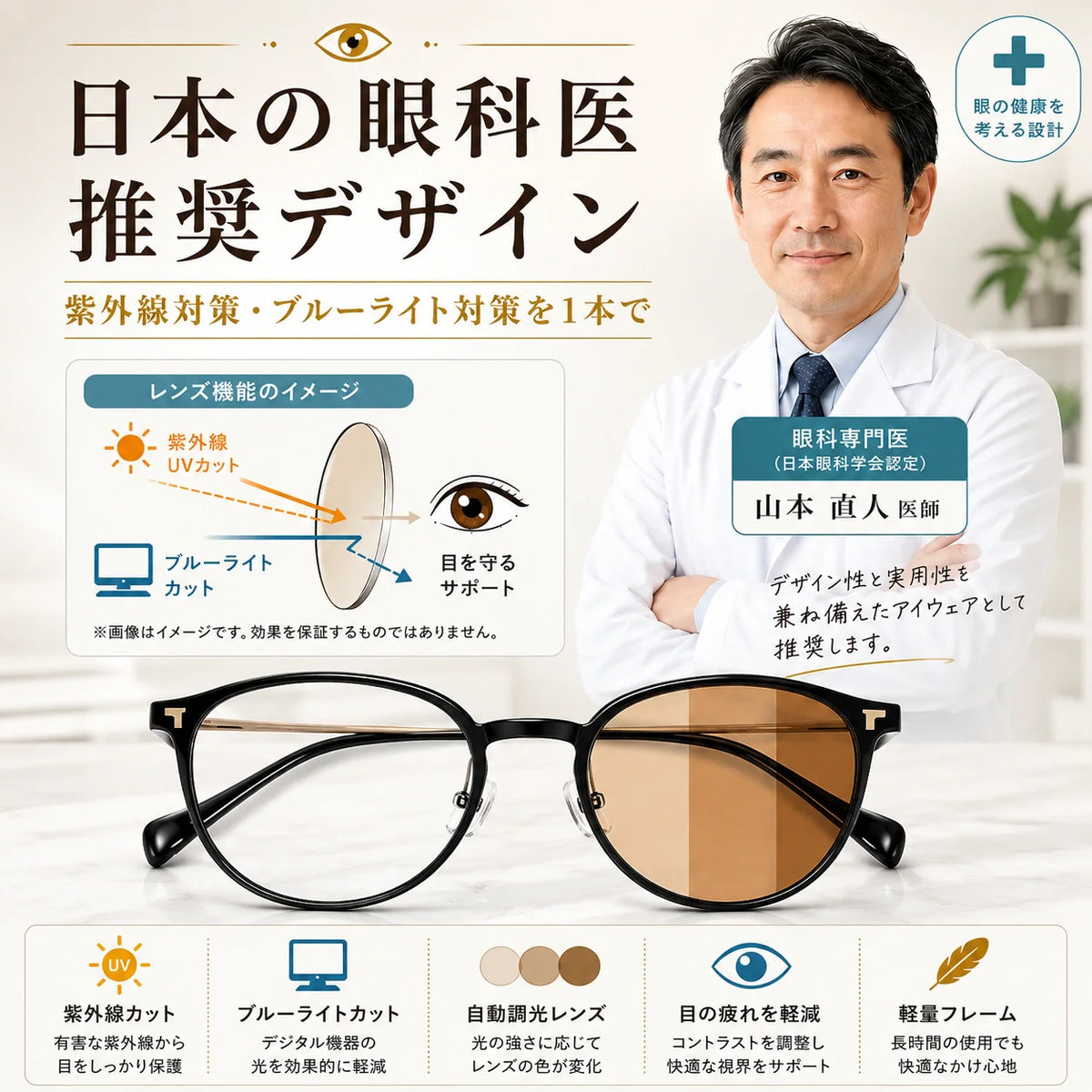 SunGuard™ Vision|自動調光メガネ
