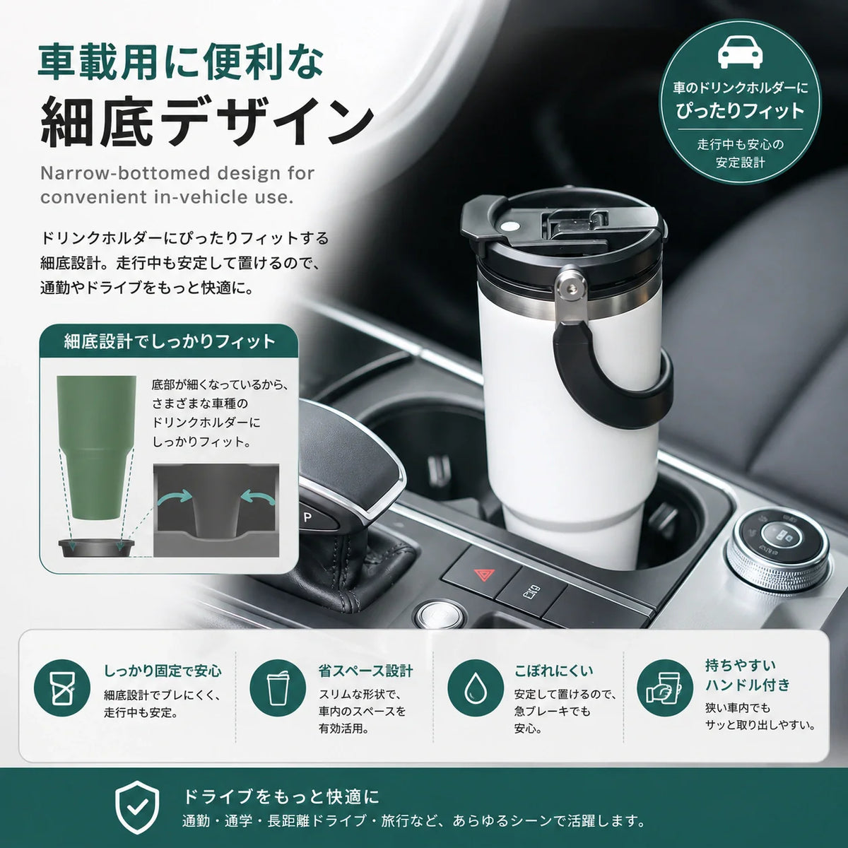 HydroFlow Pro™｜大容量ストロータンブラー