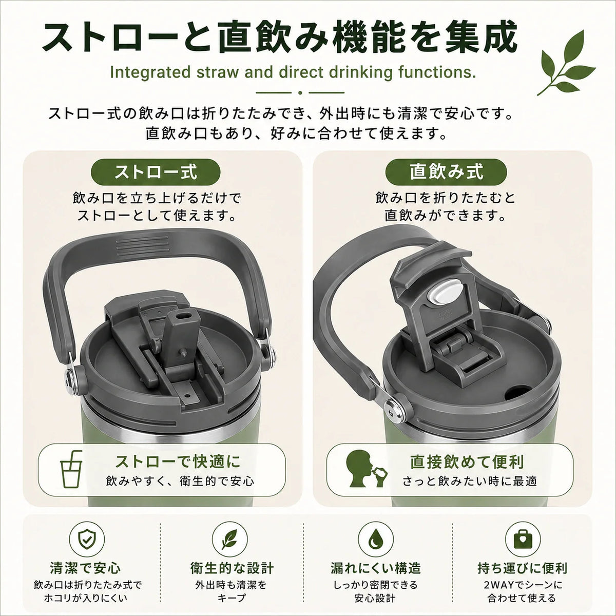 HydroFlow Pro™｜大容量ストロータンブラー