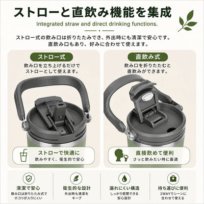 HydroFlow Pro™｜大容量ストロータンブラー