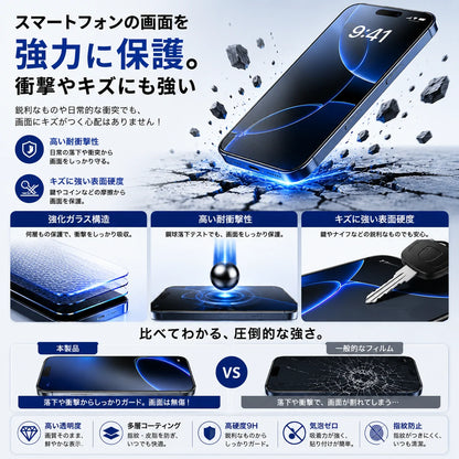 PerfectShield™ Pro｜高画質・覗き見防止・無塵チャンバー付き 高耐久スマホフィルム