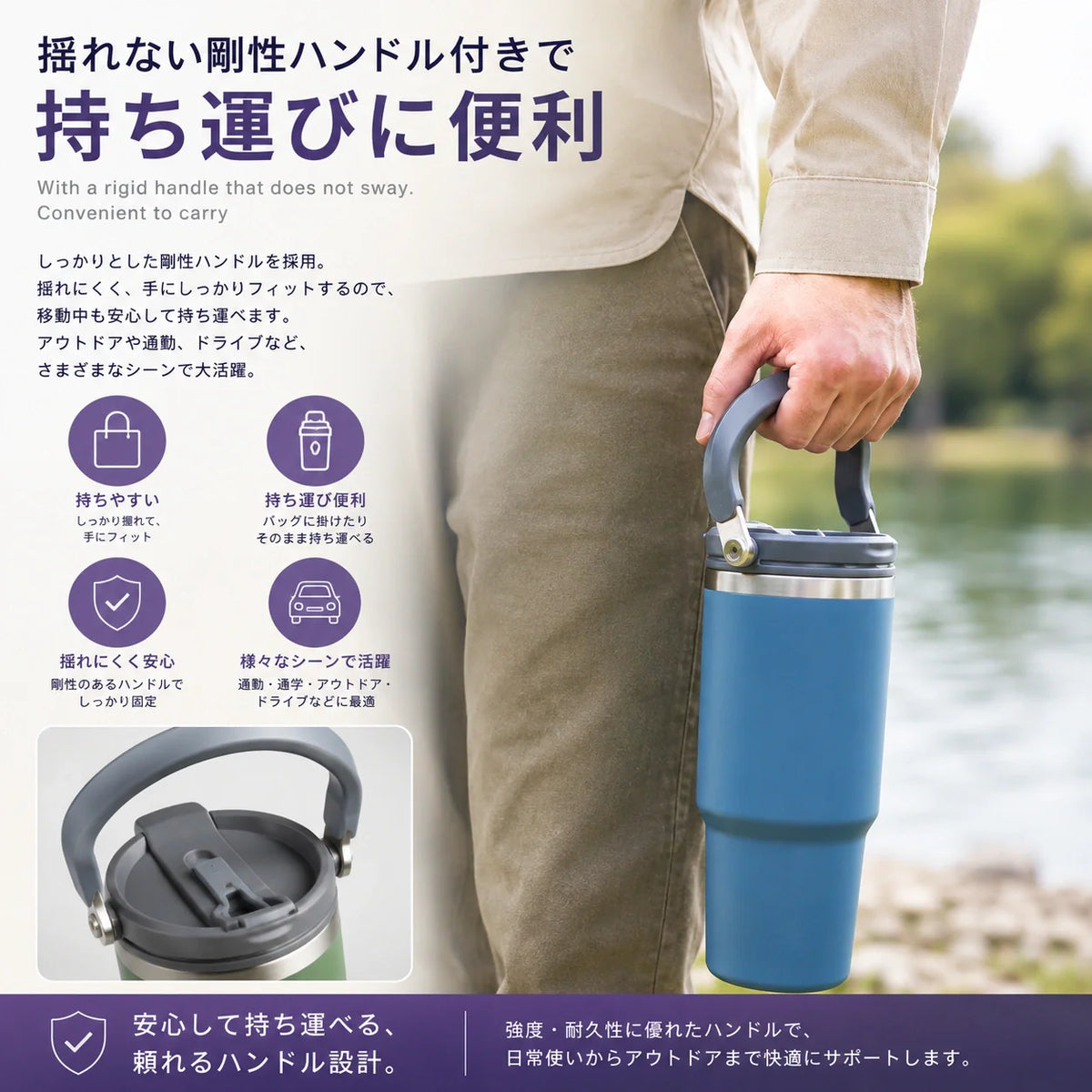 HydroFlow Pro™｜大容量ストロータンブラー